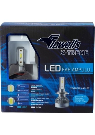 İnwells Çip Csp Led Xenon - H3 - 9000Lm