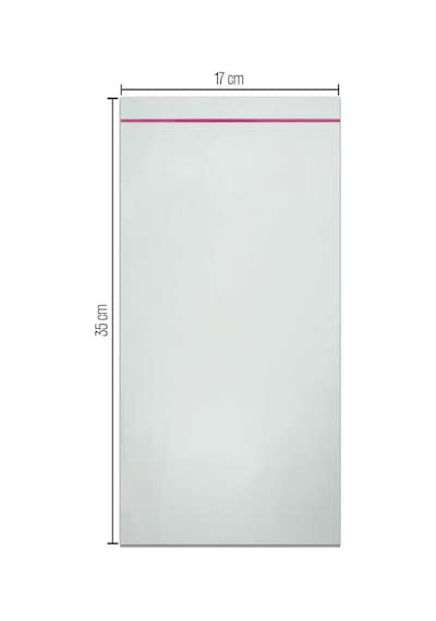 17X35 Bantlı Opp Parlak-Şeffaf Jelatin 100 Adet