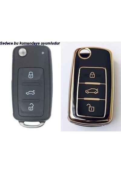 Volkswagen Seat Uyumlu Skoda Uds Nano Kumanda Kılıfı Oto Anahtarlık