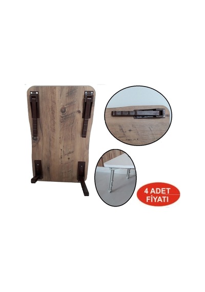 Yer Sofrası Ayağı Katlanır Ayak 4 Adet Sofra Ve Sini Montaj Ayakları Plastik 17 X 12 Çok Renkli Tr Diğer