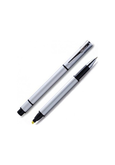 Scrikss Roller Kalem Mavi Doppio - Sarı Fosforlu Diğer