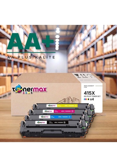 Hp 415x Cmyk Uyumlu Toner Seti Aa Plus / Color Laserjet Pro M454 / M479 Enterprise M455 / M480 / W2030x / W2031x / W2032x / W2033x