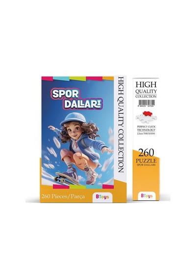 Btoys 260 Parça Puzzle Spor Dalları 9098