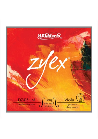 Daddarıo Dz413lm Viola Tek Tel, Zyex, Long Scale, Medıum Tensıon,