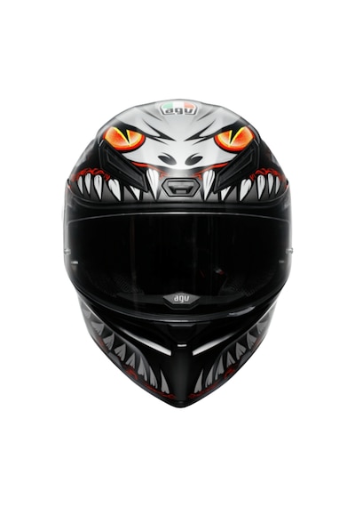 Agv K1 S Lyzard Matt - Black / Grey / Red - S Diğer