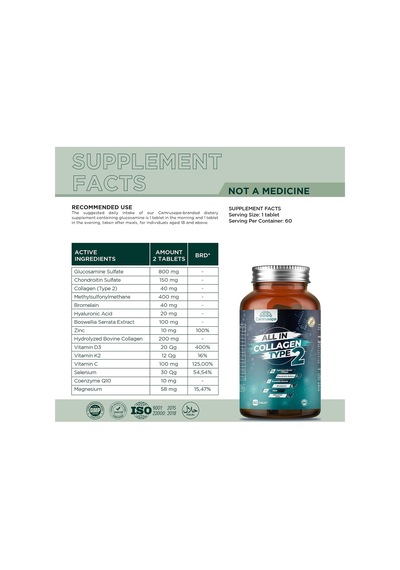 Type 2 Hydrolyzed Bovine Collagen