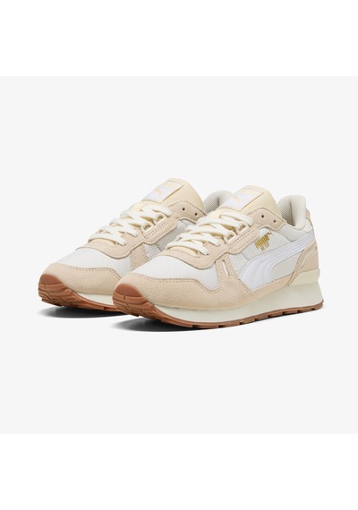 Puma Rx 737 Mesh Kadın Bej Spor Ayakkabıdüz401392
