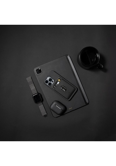 Pitaka Magez Card Sleeve 3.0 Pu Deri Magsafe Uyumlu Manyetik Kartlık Siyah