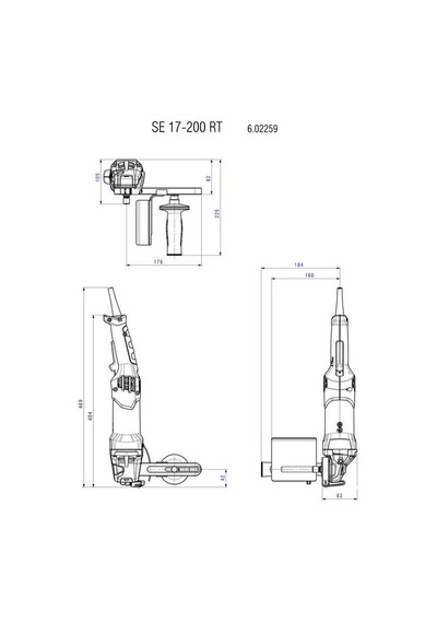 Metabo Se 17-200 Rt Set Mob Zımpara  1700W