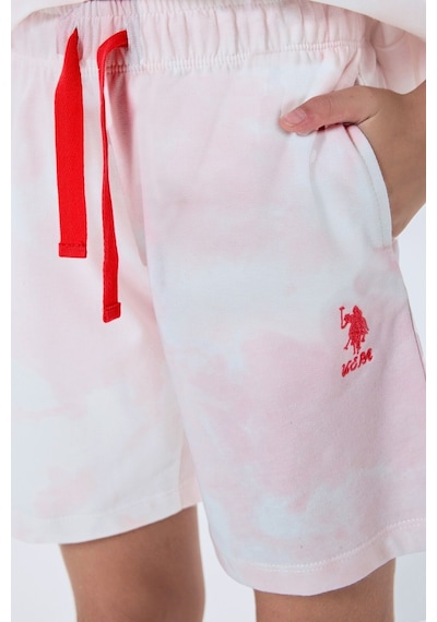 U.s. Polo Assn. Kız Çocuk Pembe Şort Takım Us2514-c-v2 Pembe