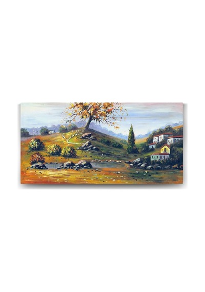 Manzarası Tablosu 162 X 70-5 Parçalı