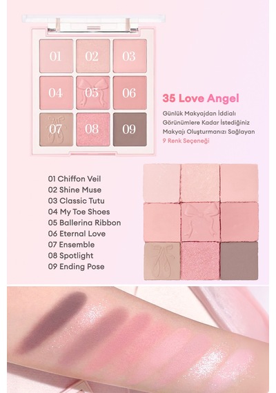 Dasıque Shadow Palette 35 Love Angel