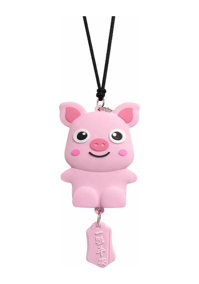 2'li Kör Nokta Aynası Sevimli Kokulu Ayna Süsü Seti Pembe Renk