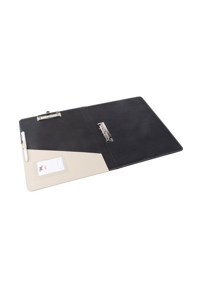 Evrak Sunum Tanıtım Firma Klasörü Sekreterlik A4 150 Yaprak Kapasiteli Ring Binder File Vegan 26,5x32 Cm. Bej