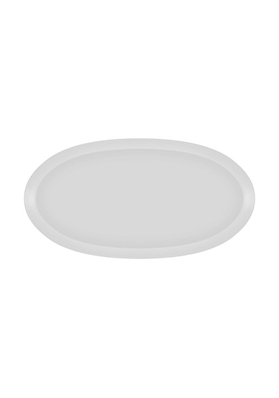 The Mia Cotta Limoges Oval Servis Beyaz 43x22 Cm