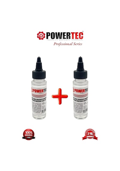 Powertec Tr-y01 Premium Tıraş Makinesi Bakım Yağı 50ml. 2'li Set