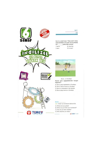 Türev 6. Sınıf Çek Kopar Y.t. İngilizce