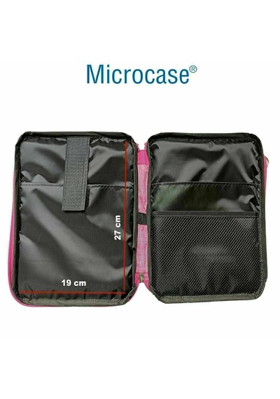 Microcase Apple iPad Air 11 2026 İle Uyumlu Tablet Çanta+türkçe Bluetooth Klavye +mouse+ Standı - Pembe Al8127