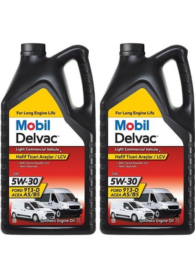 Mobil Delvac Lcv F 5W-30 Hafif Ticari Araçlara Özel Sentetik Motor Yağı 7 L
