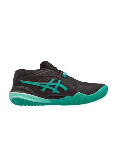 Asics Gel Resolution X Erkek Siyah Yeşil Tenis Ayakkabısı Siyah