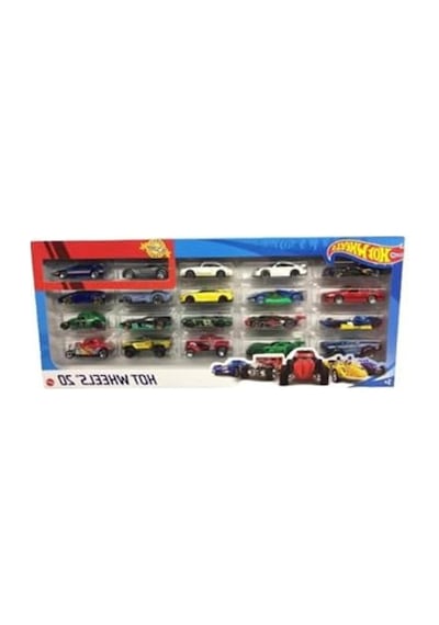 20 Adet Hot Wheels Araba Seti, 3 Yaş Ve Üzeri İçin Eğlenceli
