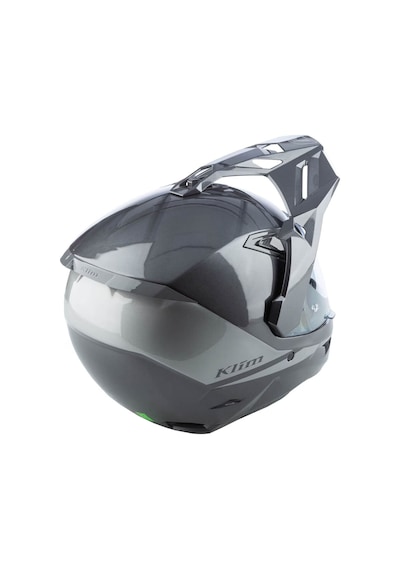 Klim X1 Alpha Carbon Korumalı ADV Motosiklet Kaskı Metalik Gri