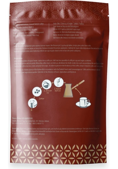 Oze Fındık Aromalı Türk Kahvesi 5 x 100 G