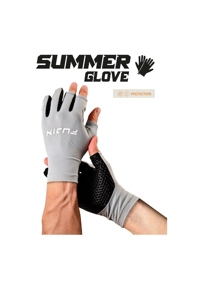 Fujin Pro Angler S24 Summer Gloves Grey M/l Gri