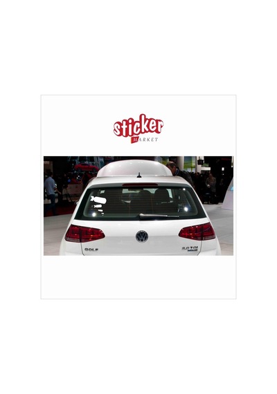 Bomba Beyaz Sticker