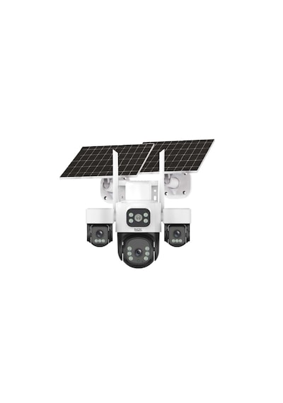 Inox-x13 3lens Esim Çift Panelli Full Renkli 4g Solar Kamera