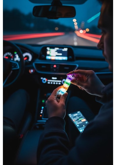 Busstier Işıklı Klavye Gerginlik Giderici Anahtarlık, Mekanik Tuşlu Click Sesli Rgb Led Işıklı Mini Klavye Anaht