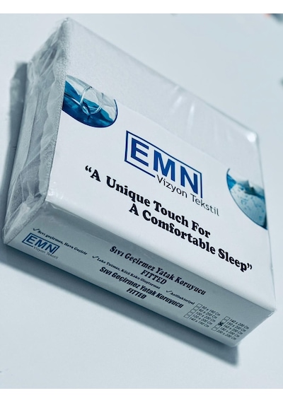 Emnvizyontekstil-%100 Sıvı Geçirmez 100x200 Cm Yatak Alezi-fitted