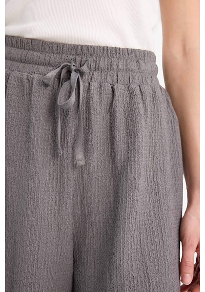 Defacto Loose Fit Bürümcük Şort A6223AX24SM Gri