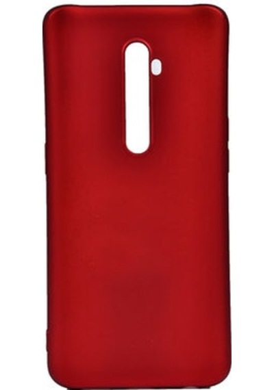 Oppo Reno 2 Kılıf Esneyebilen Şık Sofina Silikon Kapak Kirmizi