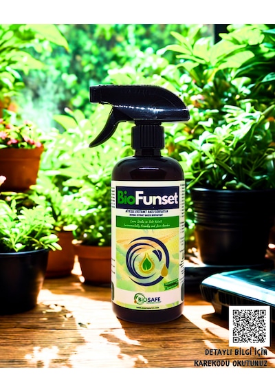 BioFunset 500 ml – Ev ve Süs Bitkilerinde Görülen Mildiyö, Külleme ve Küfleşmeye Yönelik Doğal Bakım Ürünü