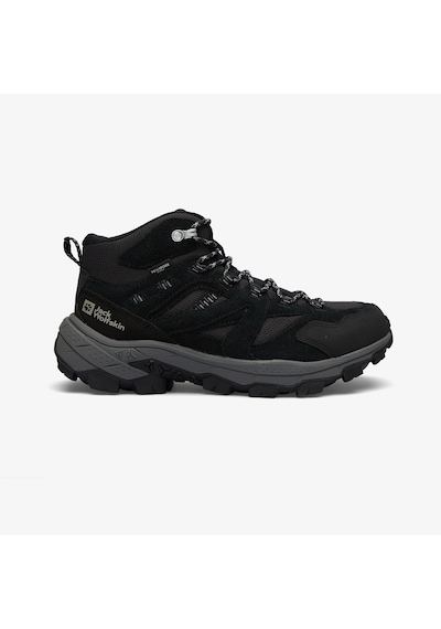 Jack Wolfskin Vojo Tour Texapore Mid Su Geçirmez Erkek Siyah Bot Düz A62072 2800284
