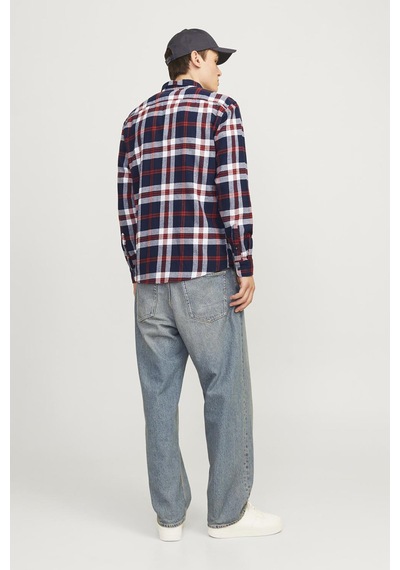 Jack & Jones Jack&jones Erkek Gömlek 12235982 Navy Blazer Lacivert