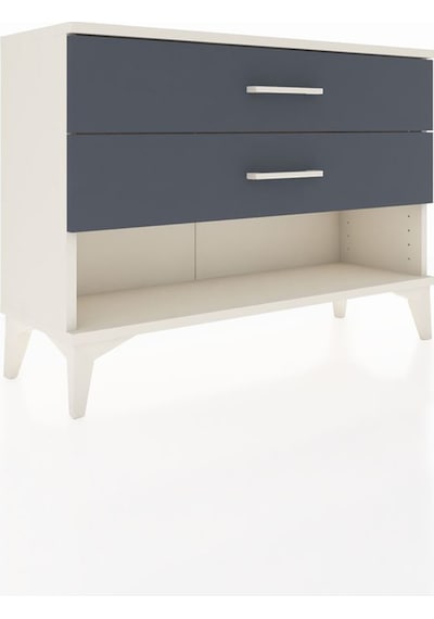 Arges Şifonyer 2 Çekmeceli 88x30x64 Aytaşı-antrasit Aytaşı