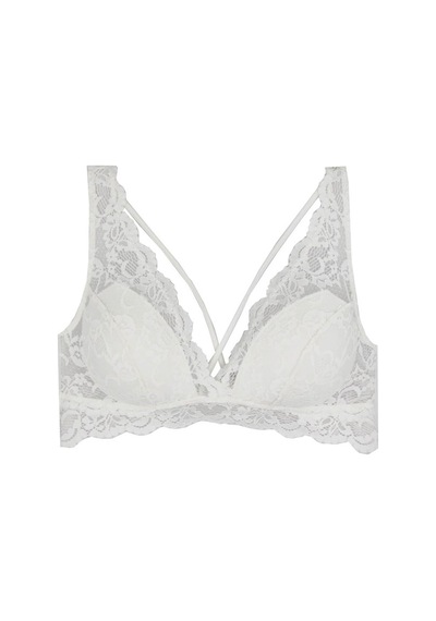 Magic Form 1570 Dolgulu Dantel Bralette Sütyen - Ekru Ekru