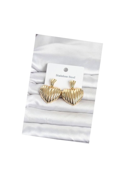316l Çelik Gold Renk Model Kadın Küpe Tj-bkp11827 Evimdeyokyok