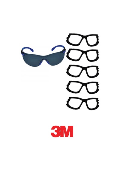 3M S1102 Koruyucu Gözlük (5 Adet Gözlük Çerçevesi )