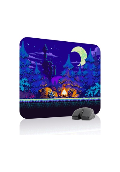 Shovel Knight Kaymaz Dikişli Kauçuk Oyuncu Mousepad V1 - 48x40 Xl Gaming Mouse Pad Fare Altlığı