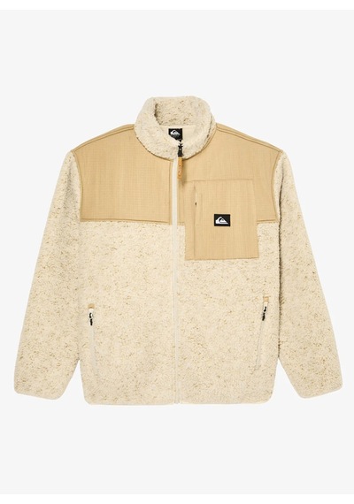 Quiksilver Shallow Water Fz Bej Dik Yaka Regular Fit Erkek Polar Sweatshırt Çok Renkli
