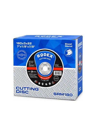 Metal Kesici Disk 180x3x22mm For Metal 5705