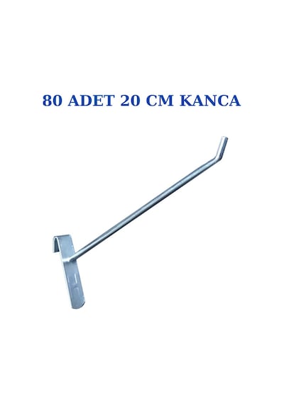 Manken İstanbul Tel Pano Standı + Kanca Krom 80 Adet﻿﻿