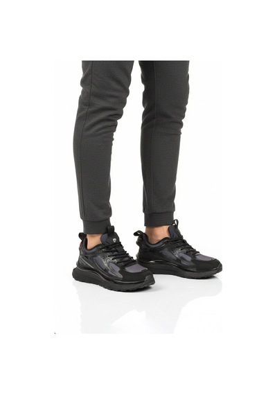 Pierre Cardin Siyah Fileli Hafif Esnek Hafızalı Taban Unisex Spor Ayakkabı Pcı-10106 G