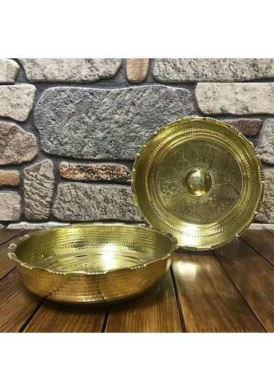 Pirinç Hamam Tası 20 Cm Pirinç