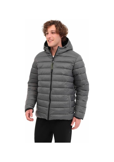 Lumberjack Ml Lucas Coat 1n55 5pr Erkek Şişme Çift Yönlü Mont Siyah