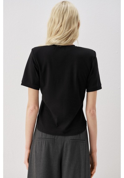 Sagaza Studio Ss6180 Kısa Kol T-shirt SIYAH