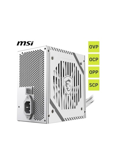 Msı Psu Mag A650bnl Whıte 650w 80+ Bronze Power Supply